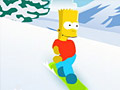 Барт на сноуборде