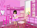 Уборка розовой комнаты