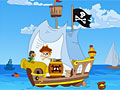 Пиратский корабль - найдите различия
