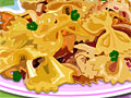 Салат-оливье с курицей и пастой