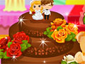 Свадебный шоколадный торт