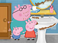 Свинка Пеппа убирает ванную