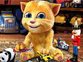 Говорящий кот Рыжик с игрушками