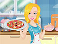 Барби готовит пиццу