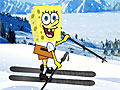 Спанч Боб катается на лыжах