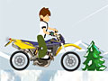 Бен 10: Зимняя поездка на мотоцикле