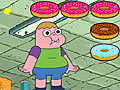 Кларенс поедает пончики