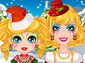 Барби: Рождественский фейс-арт