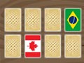 Мировые флаги: Игра на память